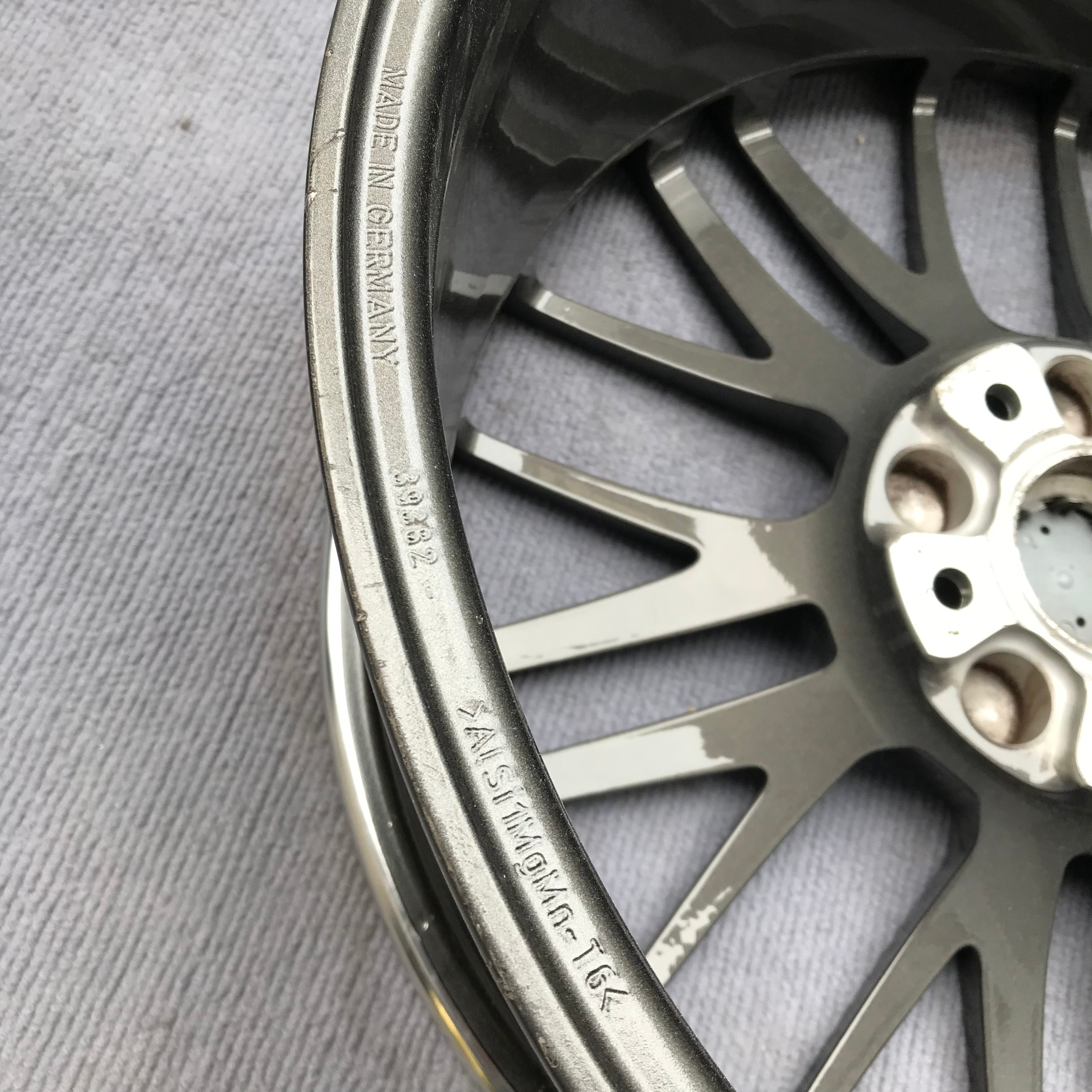 Porsche 911 original 20-inch front and 21-inch rear wheels
