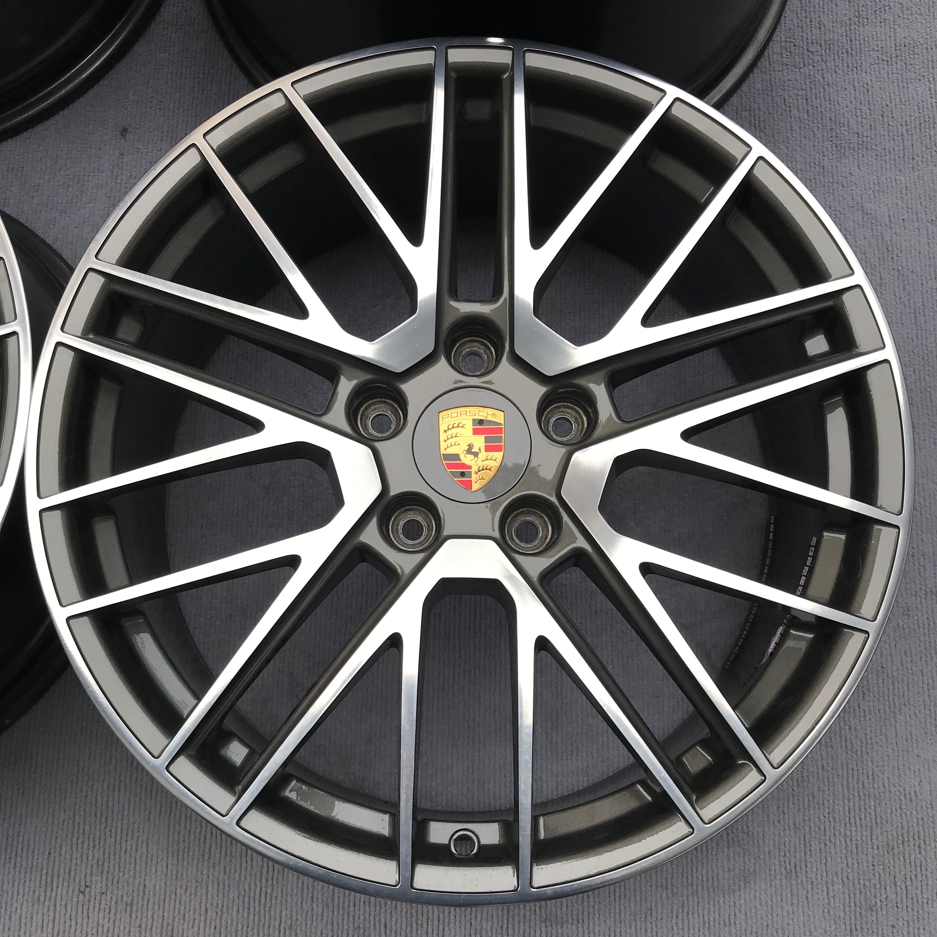 Porsche 911 original 20-inch front and 21-inch rear wheels