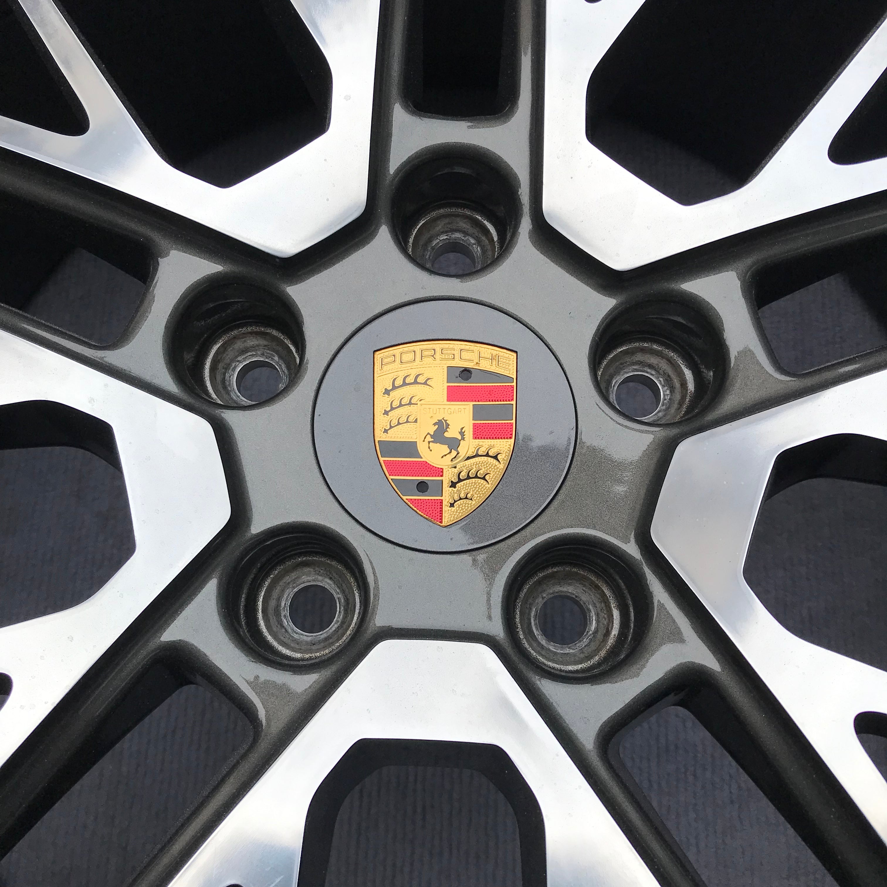 Porsche 911 original 20-inch front and 21-inch rear wheels