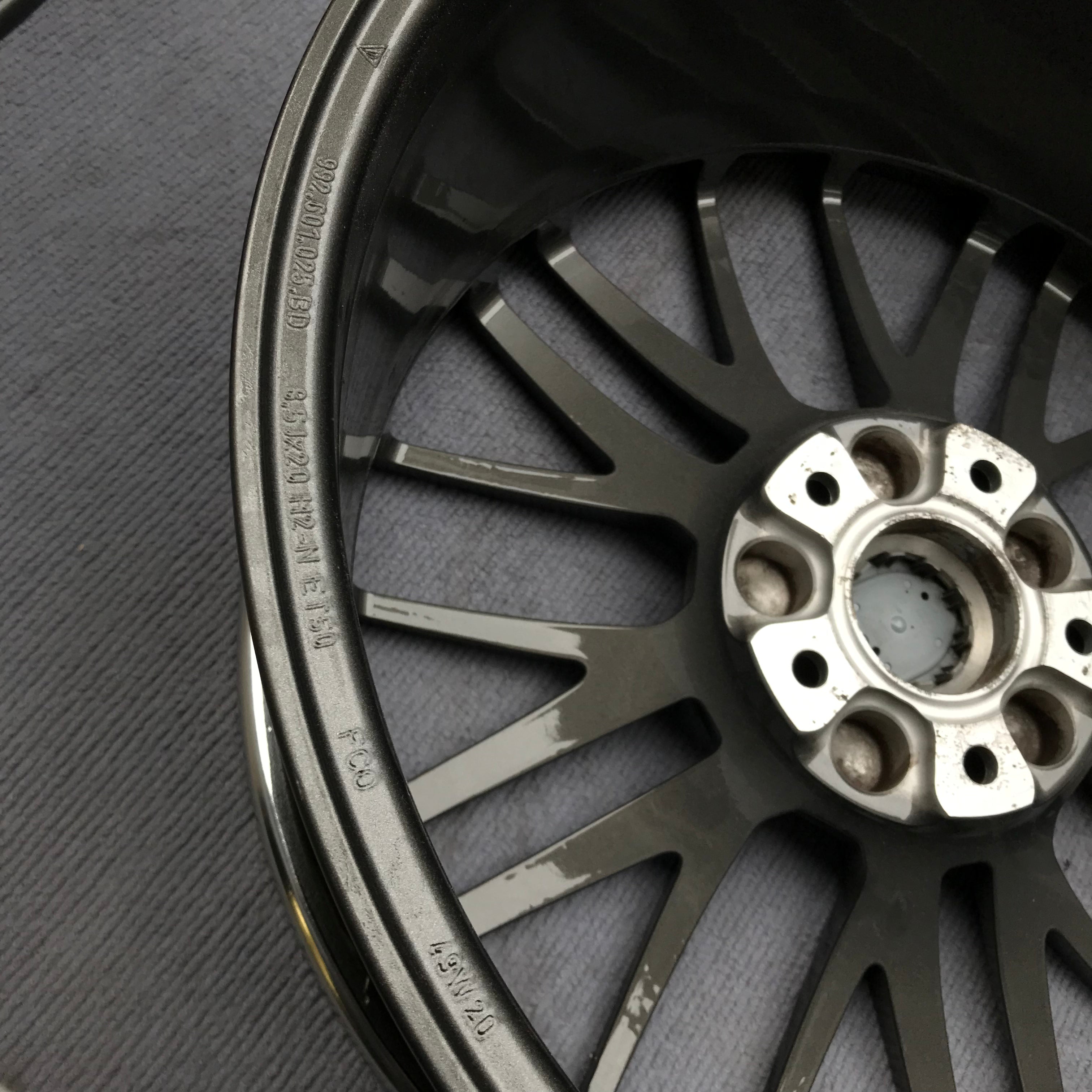 Porsche 911 original 20-inch front and 21-inch rear wheels